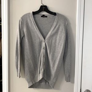 Forever 21 button down cardigan in grey size s